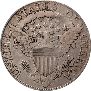 image for: 1806/5 Draped Bust Half Dollar. O-103, T-8. Rarity-2. Large Stars. Fine Details--Cleaned (PCGS).