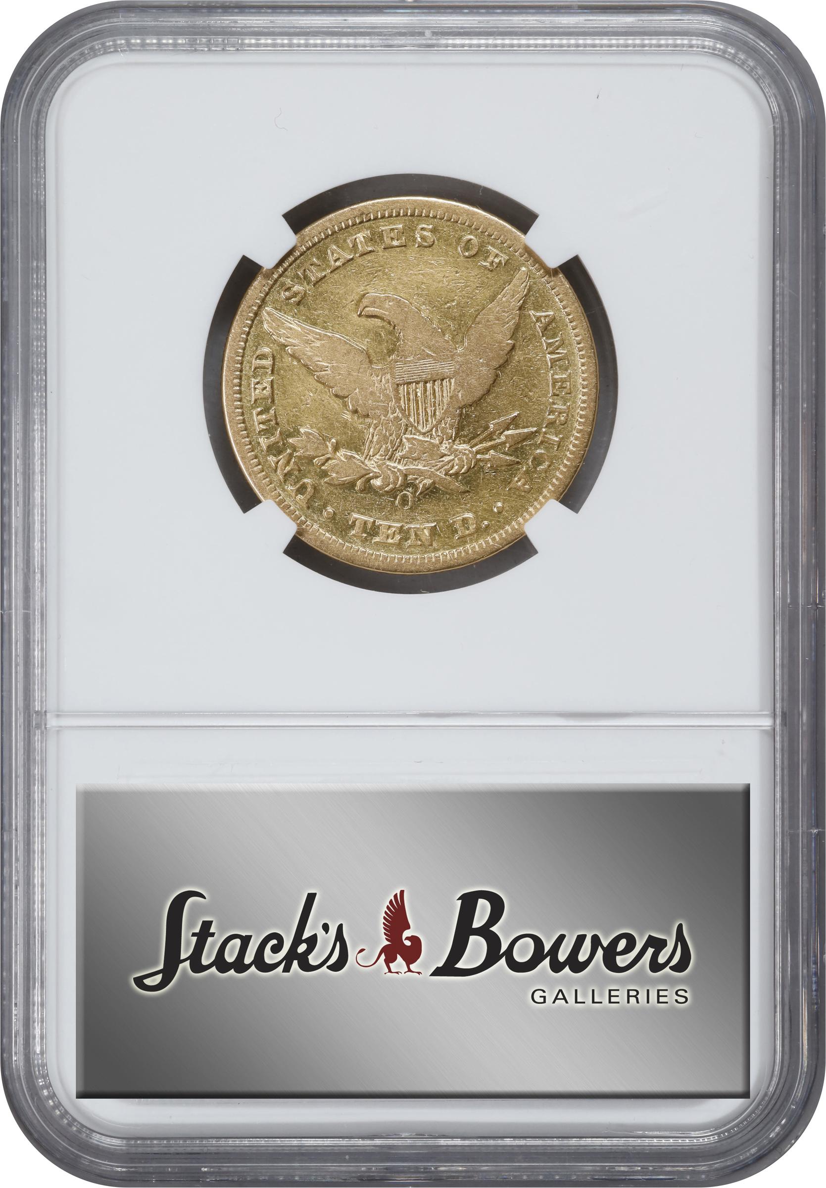 image for: 1856-O Liberty Head Eagle. Winter-3. Fine Details--Cleaned (NGC).