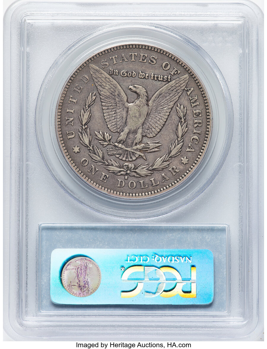 image for: 1878-S $1 Long Arrow Shaft, VAM-62, VF35 PCGS. A top 100 Variety. PCGS Population: (3/9)....