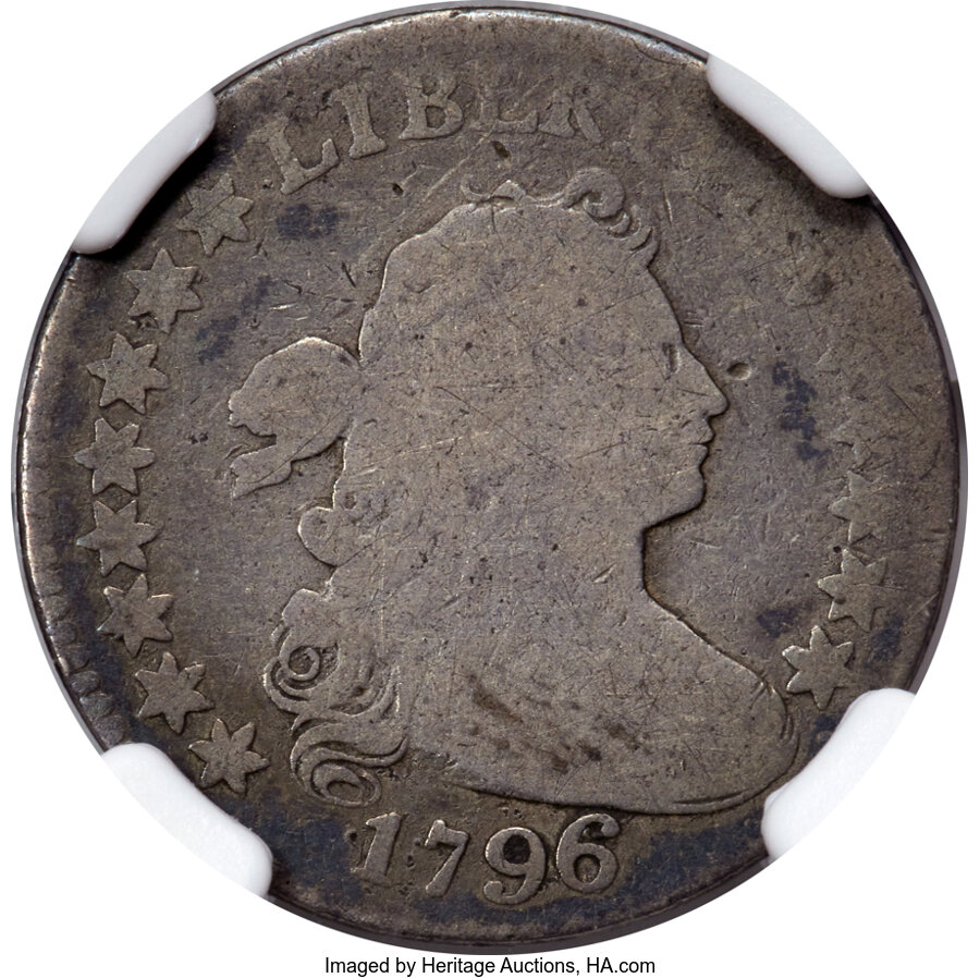 image for: 1796 10C JR-3, R.5, AG3 NGC....