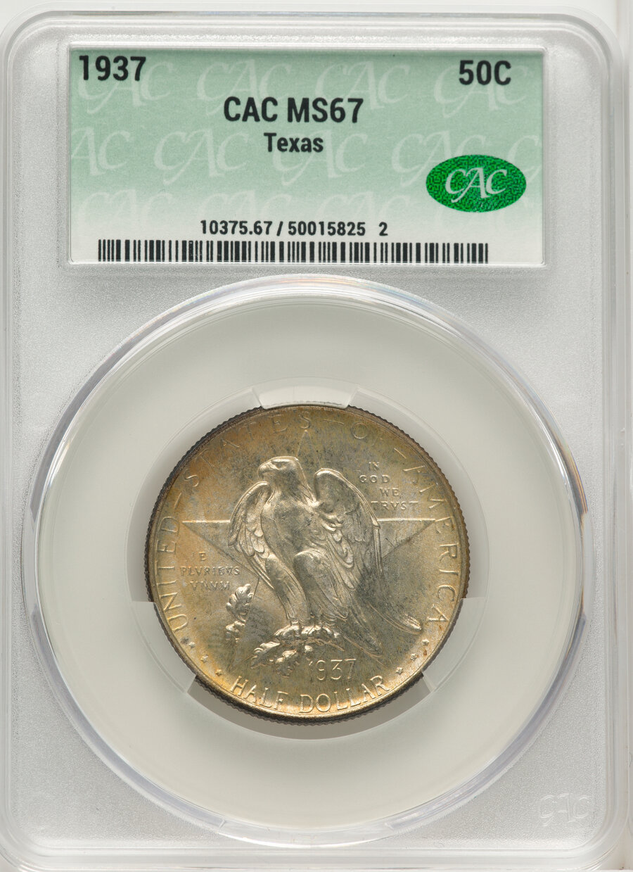 1937 50c Texas MS