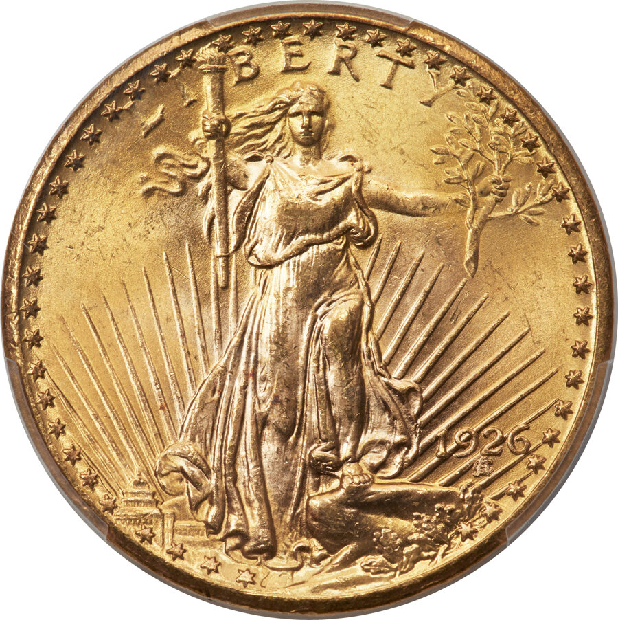 image for: 1926 $20 Tripled Die Obverse, FS-101, MS66 PCGS....