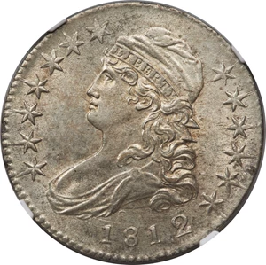 image for: 1812/1 50C Small 8, O-102a, R.2, MS62 NGC....