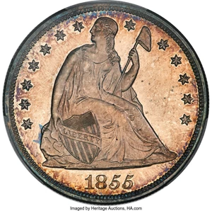image for: 1855 $1 PR64 Cameo PCGS. OC-P1, High R.5....