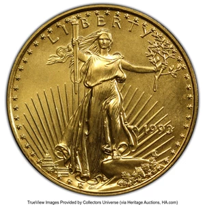 image for: 1993 $10 Quarter-Ounce Gold Eagle MS69 PCGS. ...