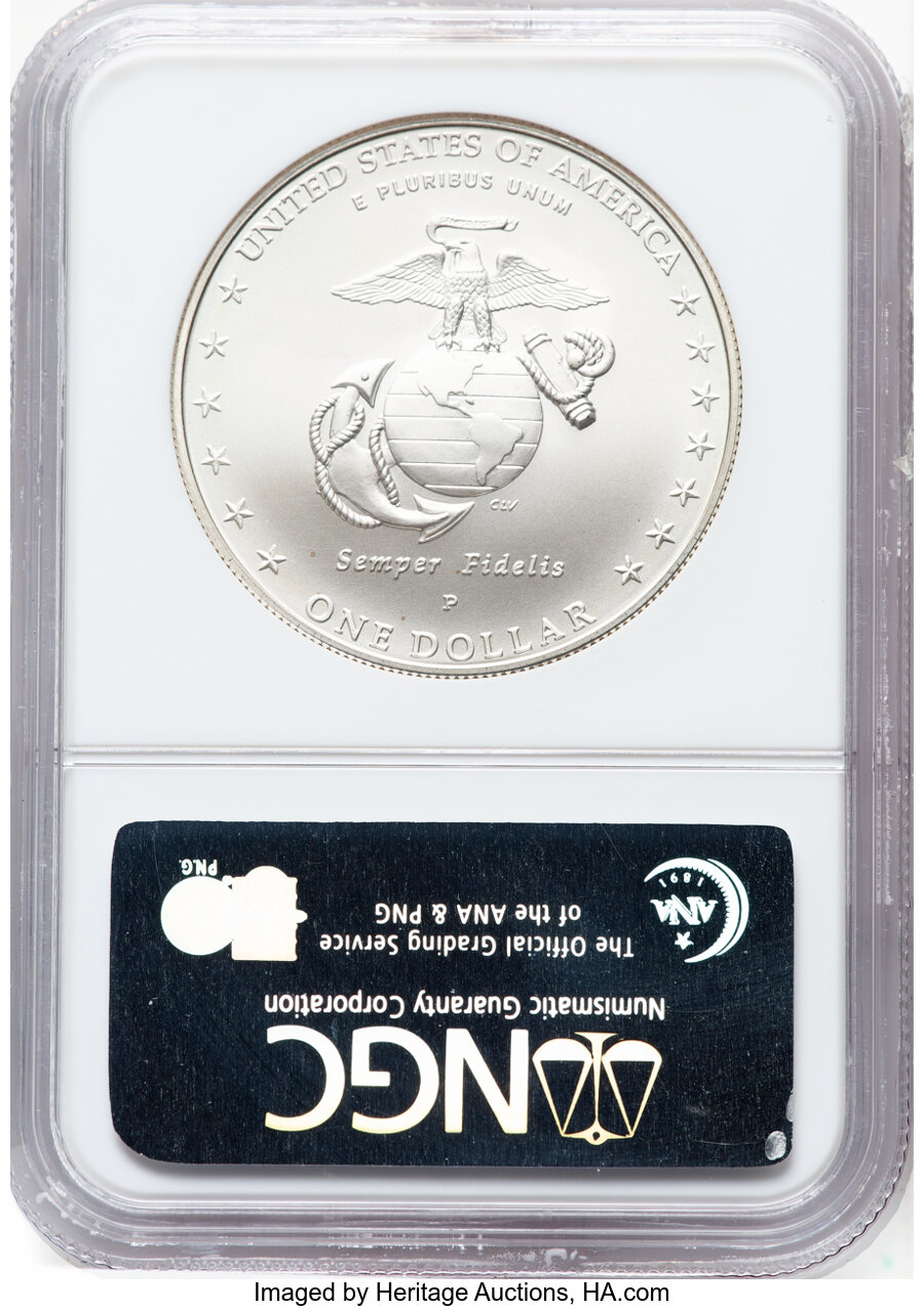 2005 P $1 Modern Commems Marine Corps 230th Anniversary Mint