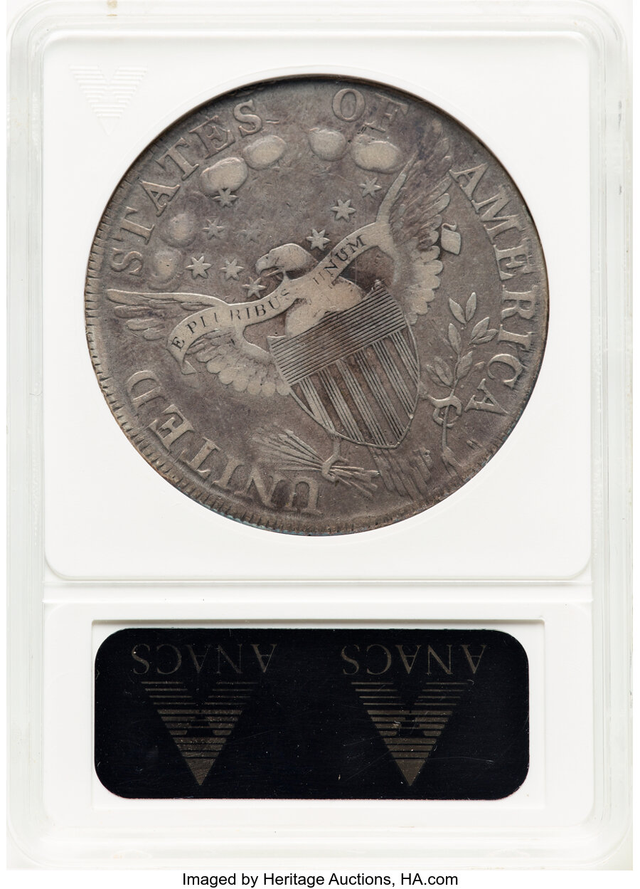 image for: 1799 $1 Irregular Date, 13 Stars Reverse, B-15, BB-152, R.3, Fine 15 ANACS.  ...