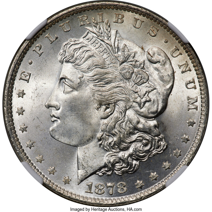 1878 7TF $1 Reverse of 1879 MS66 NGC....