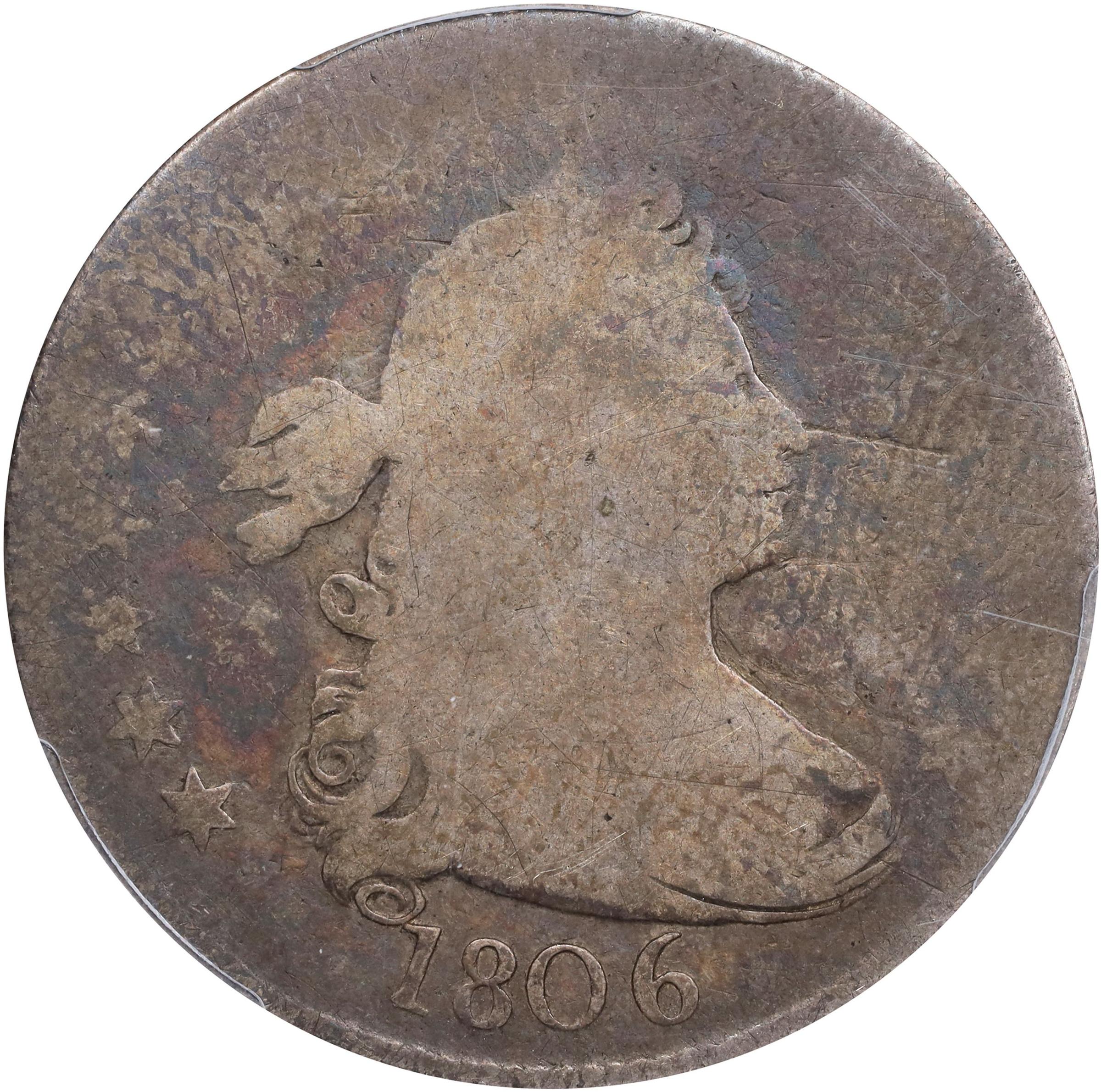 1806 Draped Bust Quarter. B-3. Rarity-1. Fair-2 (PCGS).
