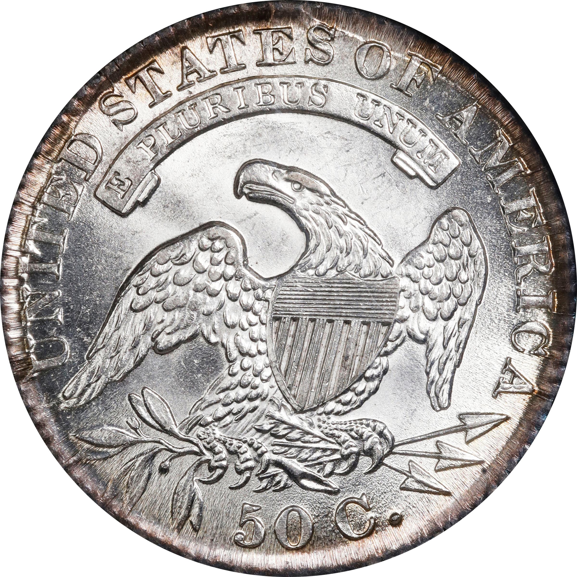 1830 50c Small 0 MS62 thumbnail 2