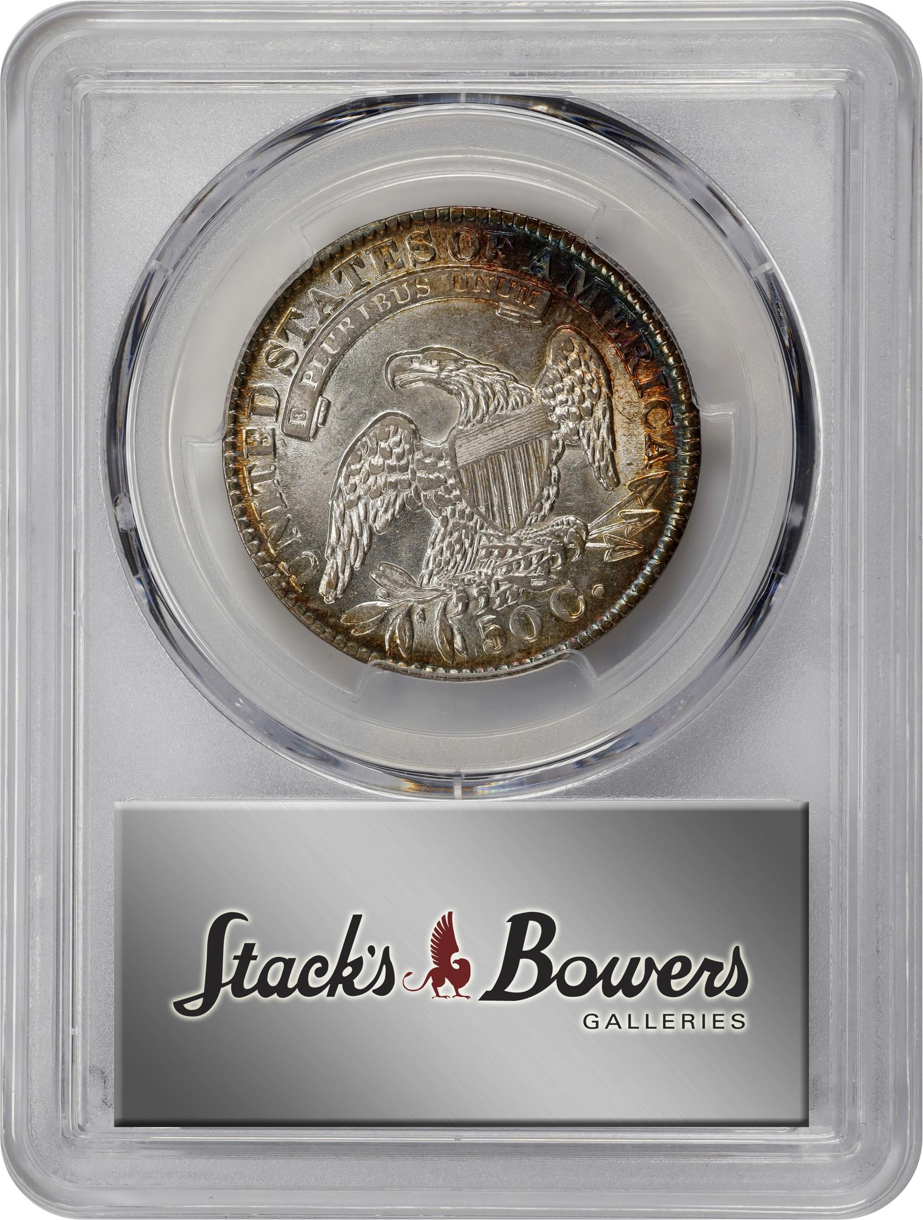 1834 50c Large Date, Large Letters AU58 thumbnail 4