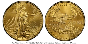 image for: 1993 $10 Quarter-Ounce Gold Eagle MS69 PCGS. ...