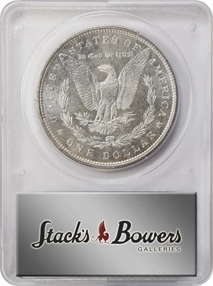 image for: 1897 Morgan Silver Dollar. MS-64 DMPL (PCGS). OGH Generation 1.2 Rattler.