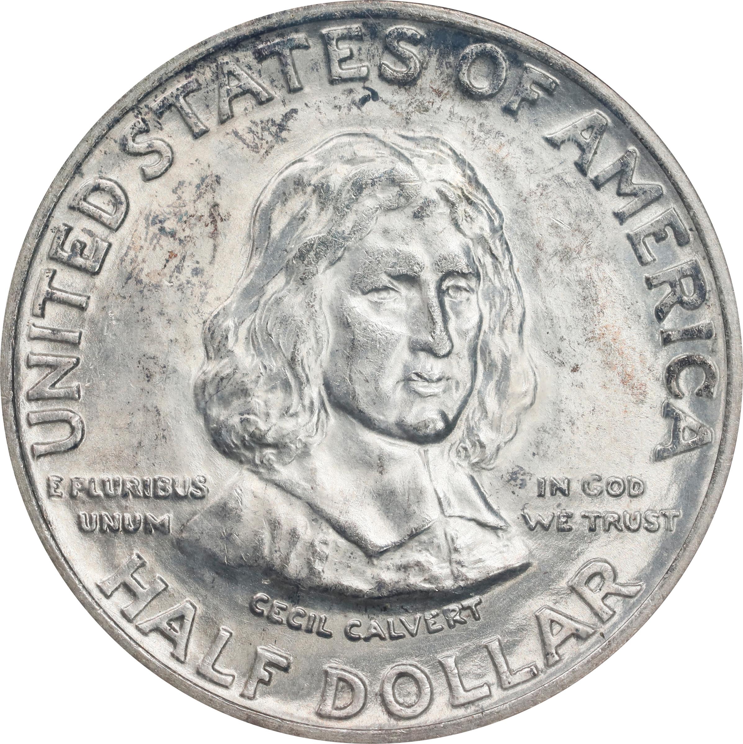 1934 Maryland Tercentenary. MS-62 (ANACS). OH.