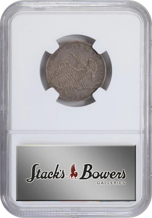 image for: 1835 Capped Bust Quarter. B-4. Rarity-4. AU-55 (NGC).