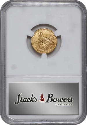 image for: 1911-D Indian Quarter Eagle. Weak D. AU-58 (NGC).