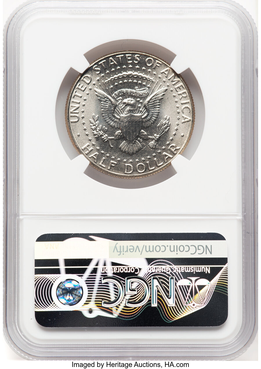 image for: 2008-D 50C Kennedy MS67 NGC. NGC Census: (0/0).  ...