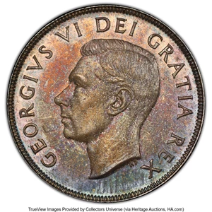 image for: Canada: George VI Dollar 1951 MS64 PCGS,...