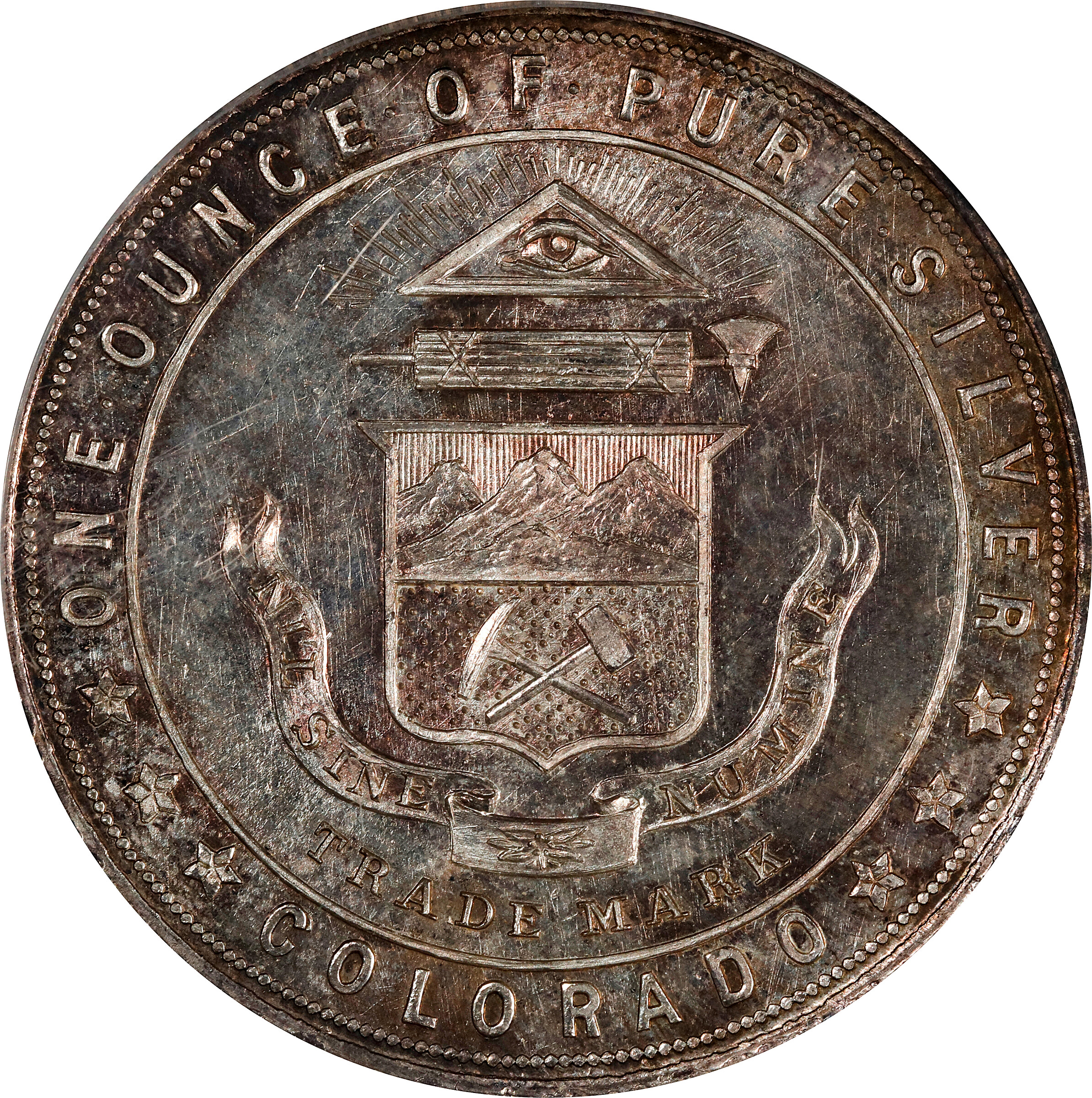 image for: 1933 Colorado's "Century of Progress" Dollar. Type IV. HK-870. Rarity-3. Silver. MS-65 (PCGS).