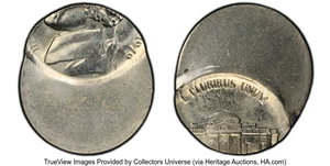 image for: 1979 5C Jefferson Nickel -- Struck 60% Off-Center -- MS62 PCGS. PCGS Population: (3/394 and 0/1+). Mintage 463,188,000....