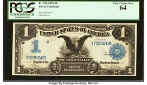 image for: Fr. 226 $1 1899 Silver Certificate PCGS Very Choice New 64....