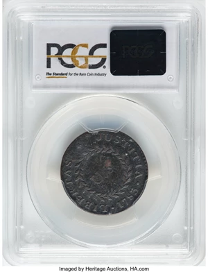 image for: 1783 Nova Constellatio Copper, Pointed Rays, Small US, Crosby 2-B, W-1865, R.2, VF30 PCGS. From The Flat Wallet C...