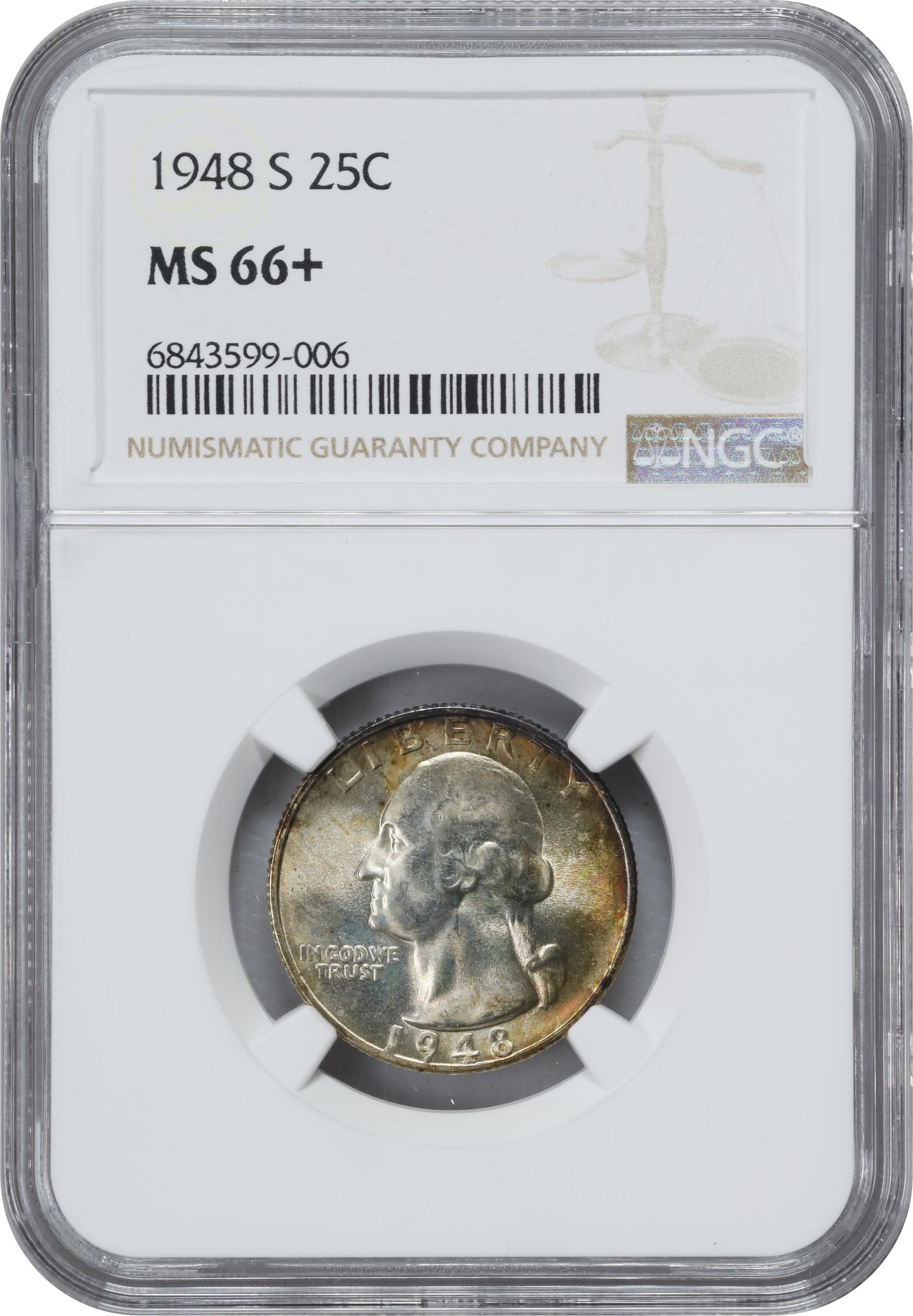 1948-S 25c MS66 thumbnail 6