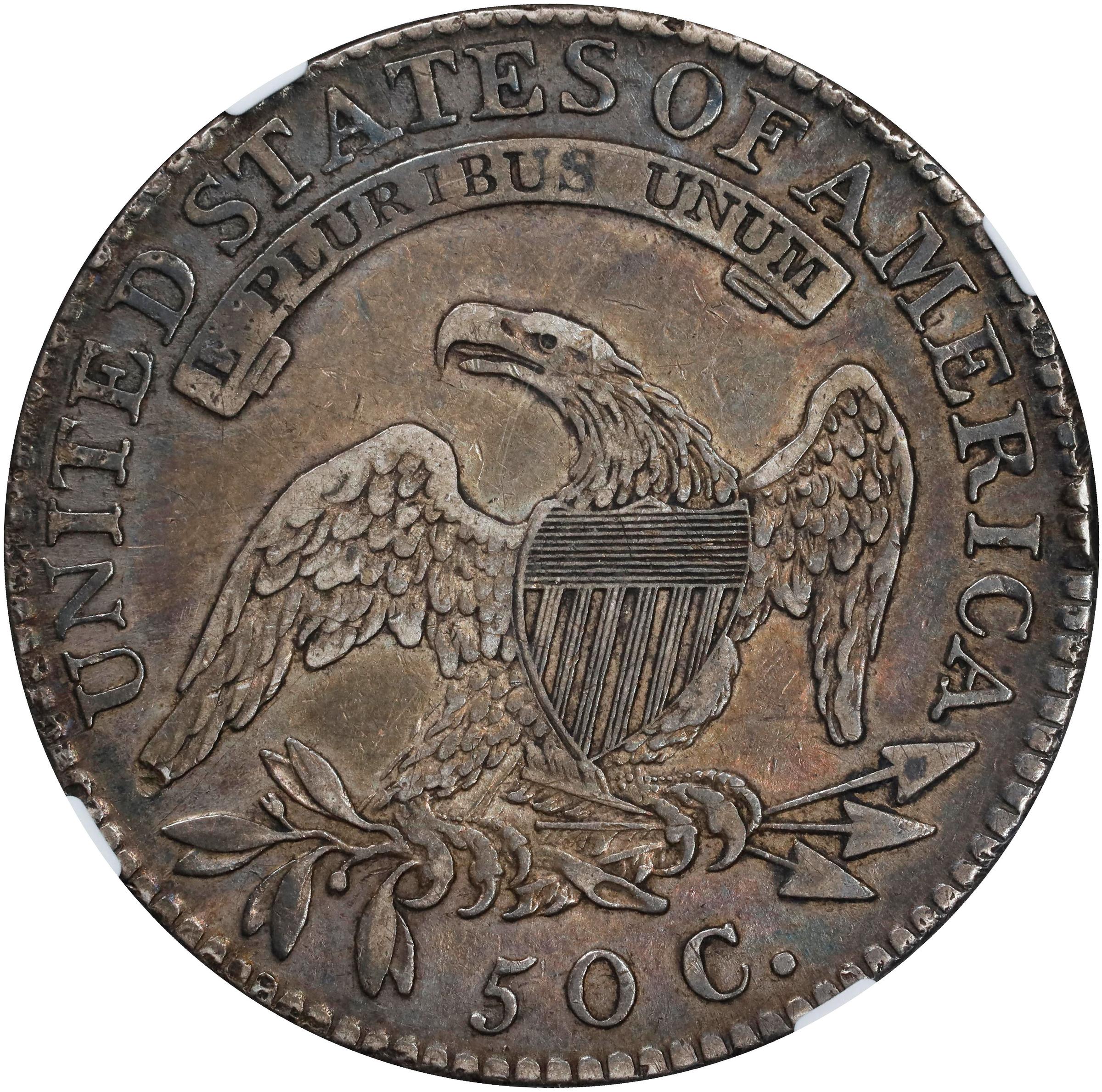 image for: 1818 Capped Bust Half Dollar. O-109. Rarity-2. EF-45 (NGC).