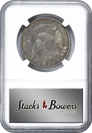 image for: 1820 Capped Bust Half Dollar. O-108. Rarity-2. Square Base No Knob 2, Large Date. VF-35 (NGC).