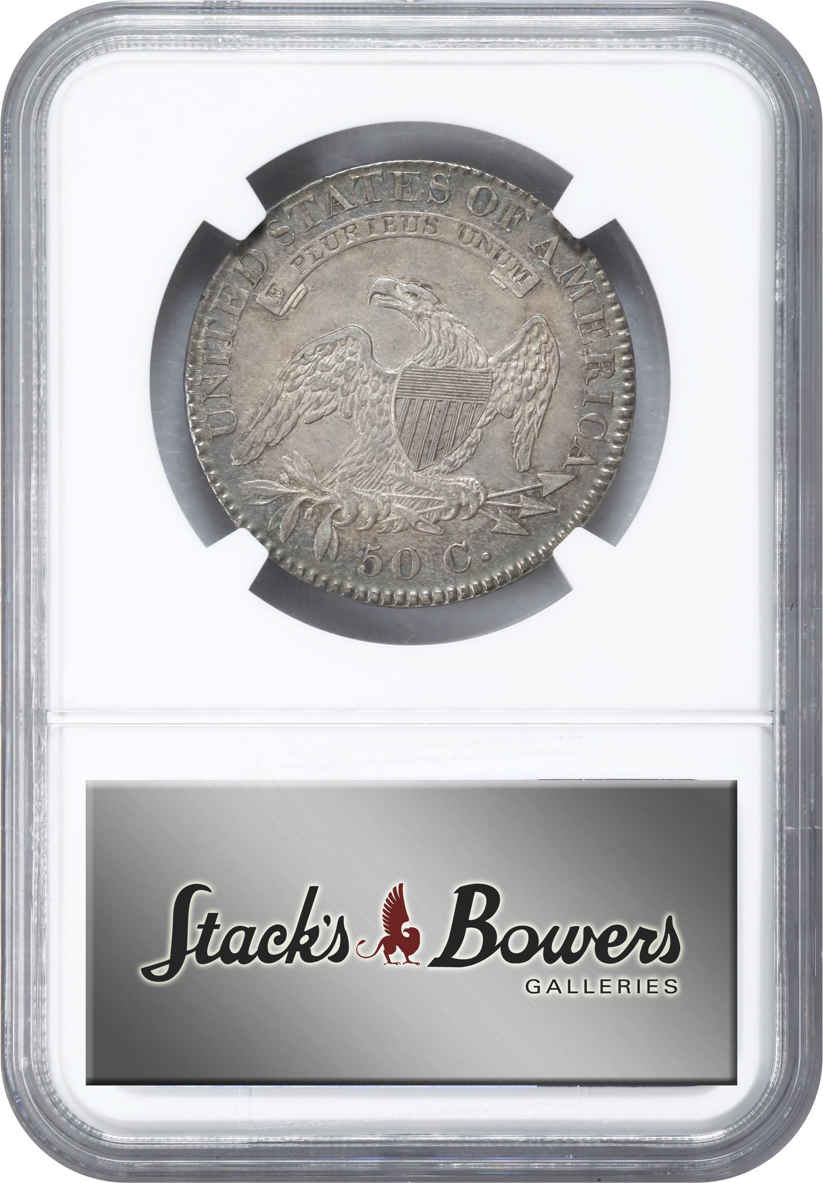 image for: 1822 Capped Bust Half Dollar. O-104. Rarity-2. AU-55 (NGC). CAC.