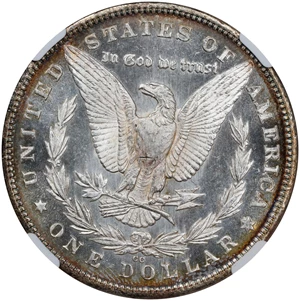image for: 1880-CC Morgan Silver Dollar. MS-65 DPL (NGC).