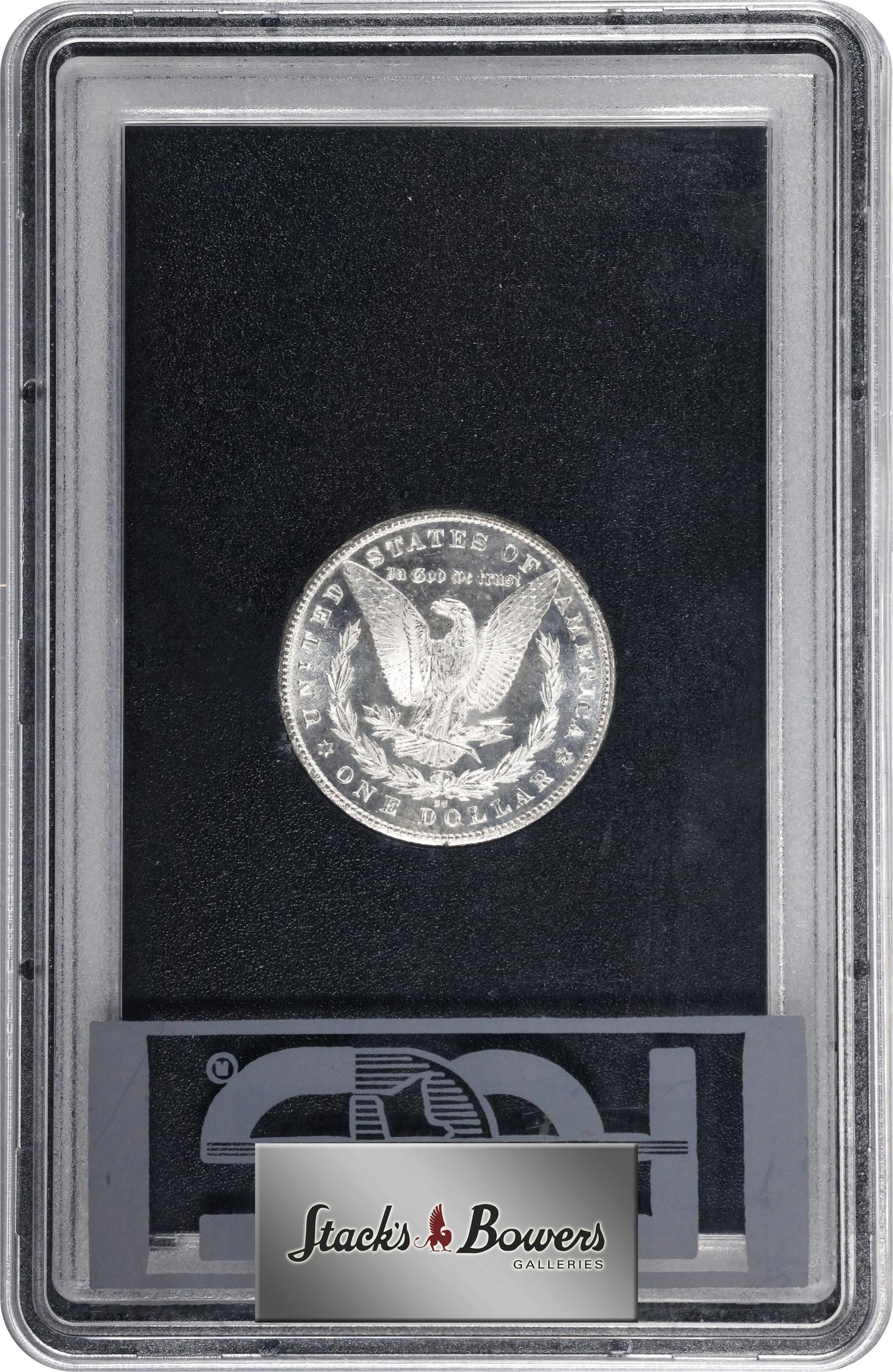 image for: 1880-CC GSA Morgan Silver Dollar. VAM-6. Top 100 Variety. 8/Low 7. MS-63 DMPL (PCGS).