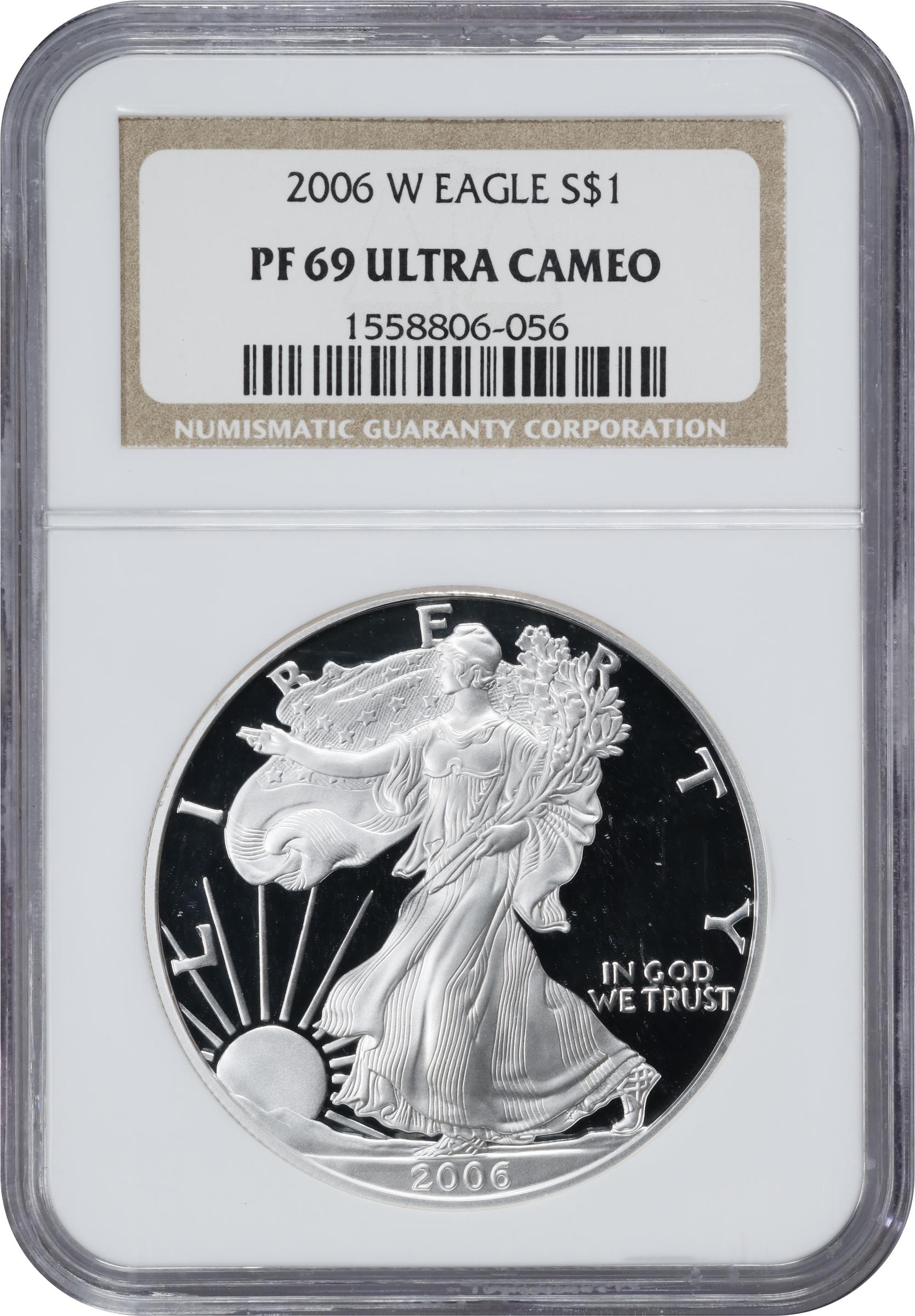 2006-W $1  Silver Eagle PR DCAM PR69 DCAM CAC thumbnail 13