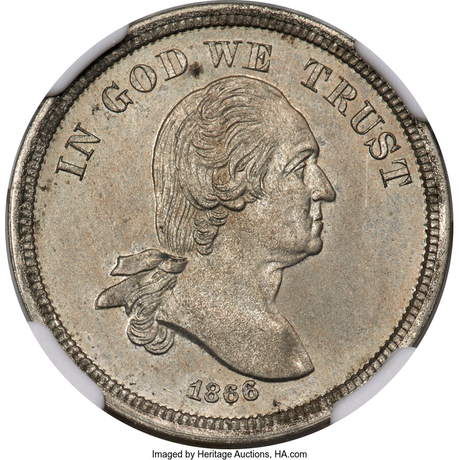 image for: 1866 5C Five Cents, Judd-473, Pollock-564, R.6, PR63 NGC....