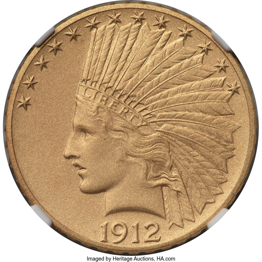 image for: 1912 $10 PR66 NGC. JD-1, R.5....