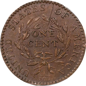 image for: 1794 Liberty Cap Cent. S-44, B-33. Rarity-1. Head of 1794, Short Bust. AU-55 (PCGS). CMQ.