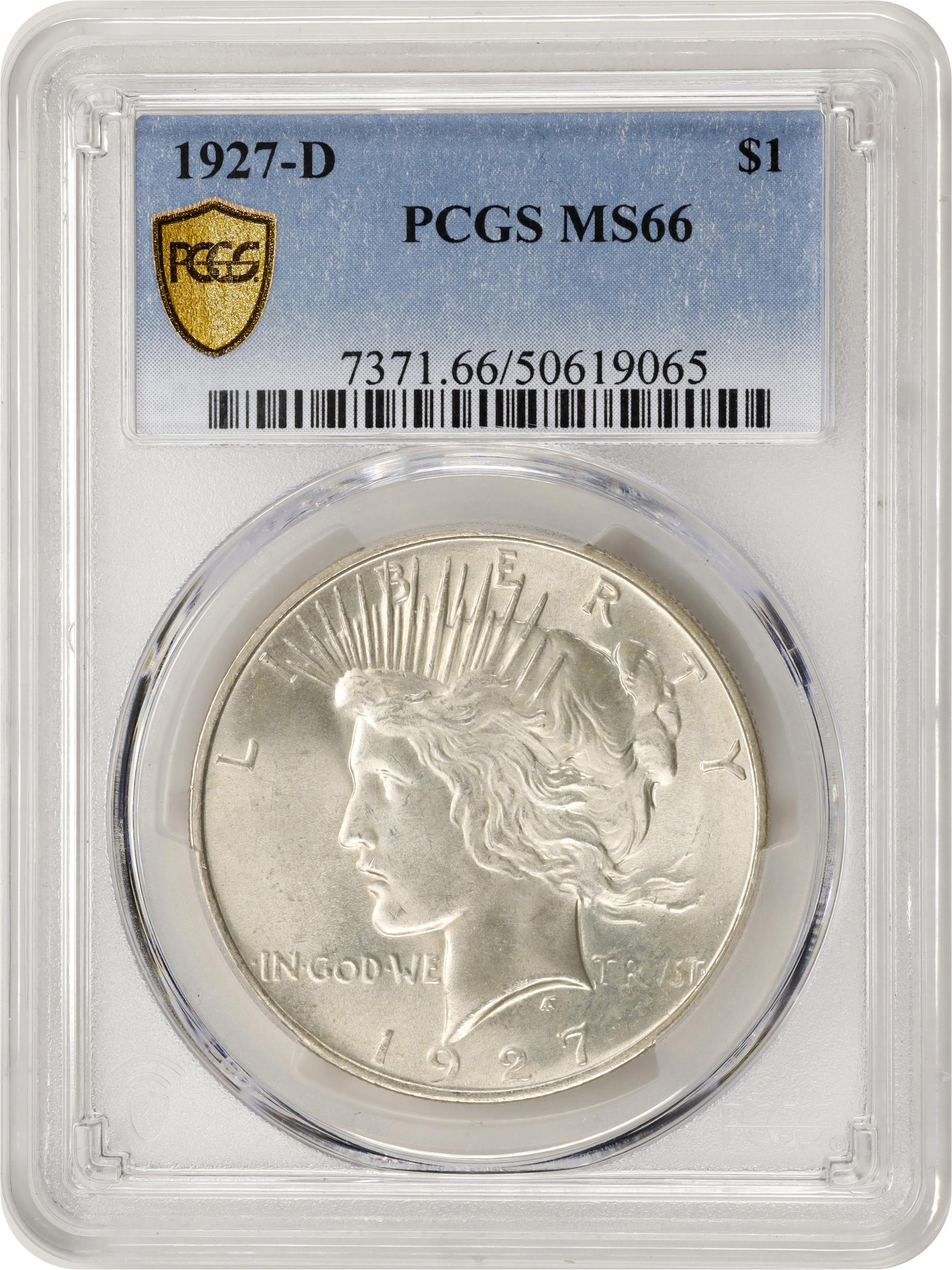 1927-D $1 MS66 thumbnail 5