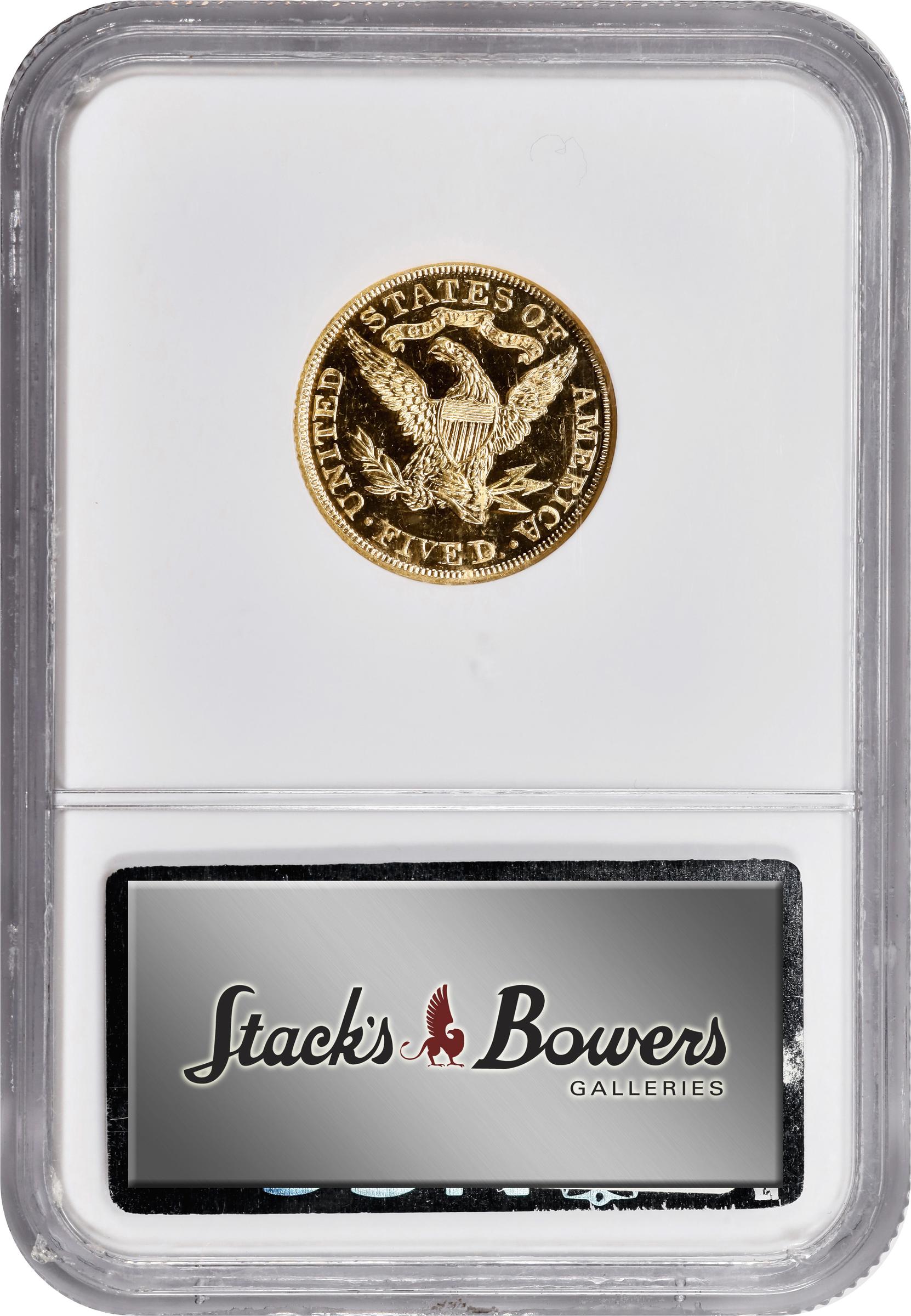 image for: 1906 Liberty Head Half Eagle. JD-1. Rarity-5. Proof-63 Cameo (NGC).