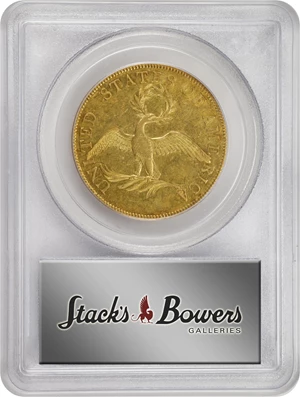 image for: 1796 Capped Bust Right Eagle. BD-1, Taraszka-6. Rarity-4. AU-58 (PCGS).
