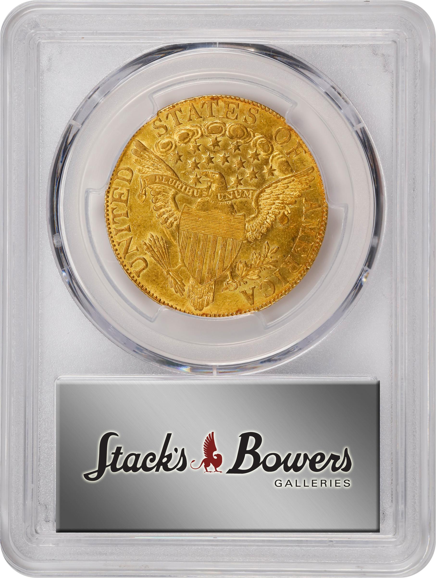 image for: 1803 Capped Bust Right Eagle. BD-5, Taraszka-30. Rarity-4+. Large Reverse Stars, Extra Star. AU-58 (PCGS). CMQ.