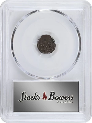 image for: 1783 John Chalmers Threepence. W-1760. Rarity-5. AU-50 (PCGS).