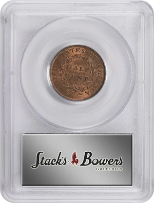 image for: 1835 Classic Head Half Cent. C-1. Rarity-1. MS-64 RD (PCGS). CAC. OGH.