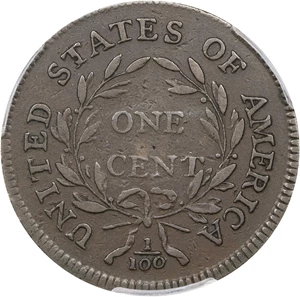 image for: 1796 Liberty Cap Cent. S-81, B-2. Rarity-3. VF-20 (PCGS).