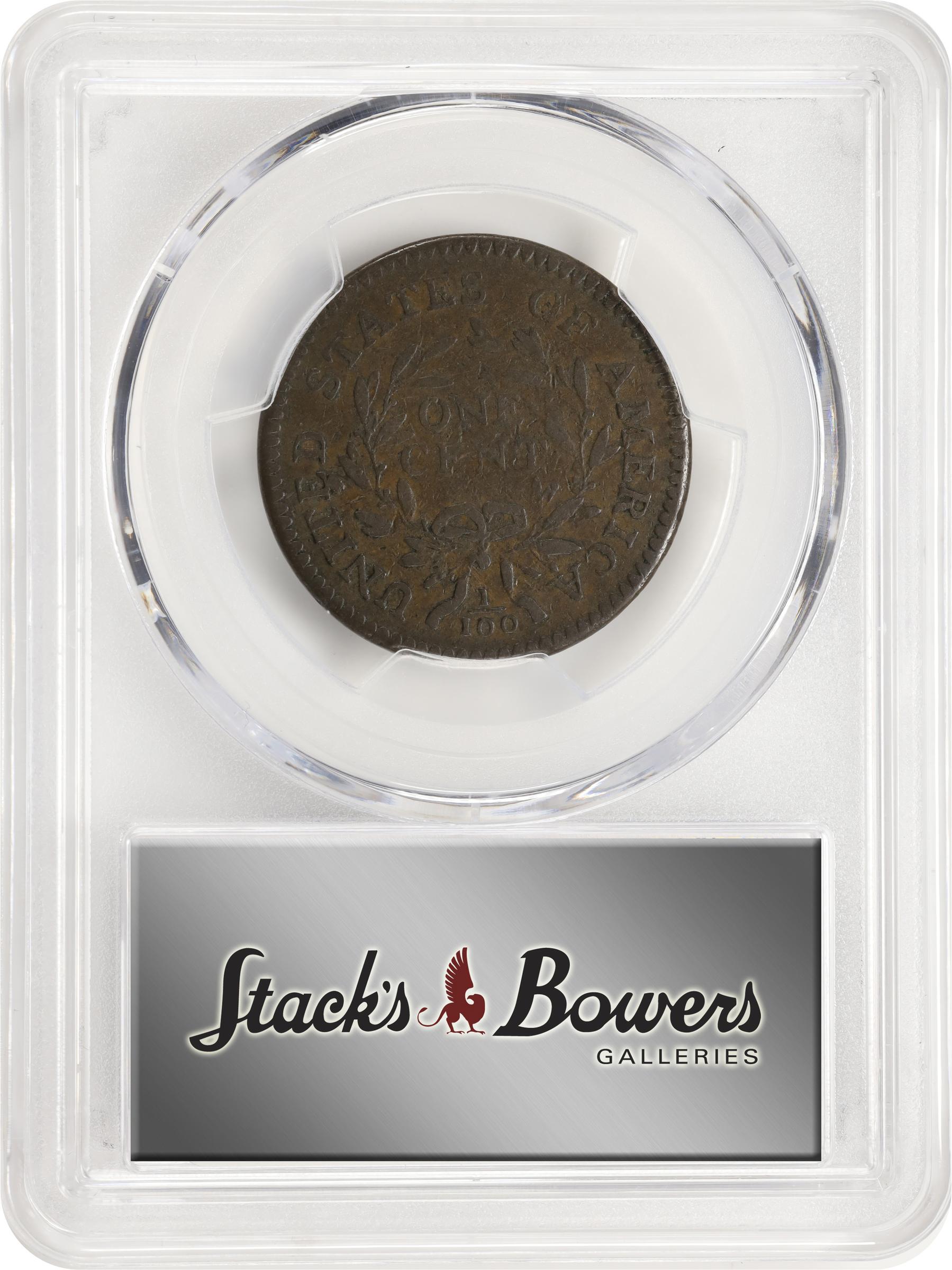 image for: 1796 Draped Bust Cent. S-110, B-16. Rarity-3. Reverse of 1794. VF-25 (PCGS).