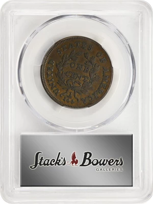 image for: 1798 Draped Bust Cent. S-174, B-35. Rarity-2. Style II Hair. AU-50 (PCGS).
