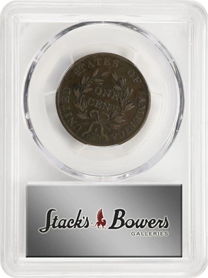 image for: 1802 Draped Bust Cent. S-228, B-4. Rarity-2. Fraction 1/000. VF-30 (PCGS).