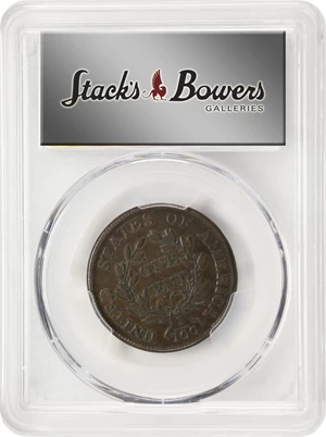 image for: 1807 Draped Bust Cent. S-276, B-6. Rarity-1. Large Fraction. EF-45 (PCGS).