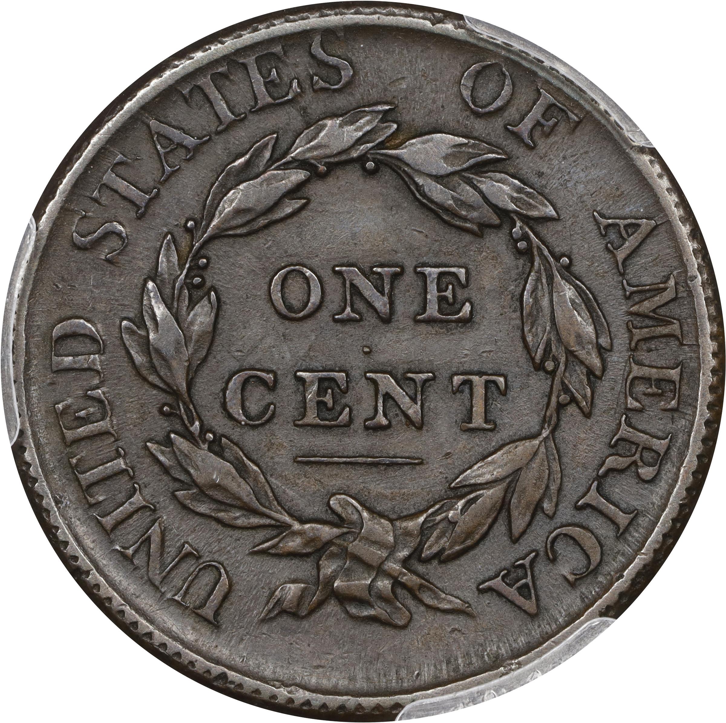 image for: 1812 Classic Head Cent. S-289, B-4. Rarity-1. Large Date. EF-40 (PCGS).