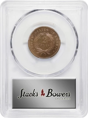 image for: 1867 Two-Cent Piece. Proof-65+ BN (PCGS).