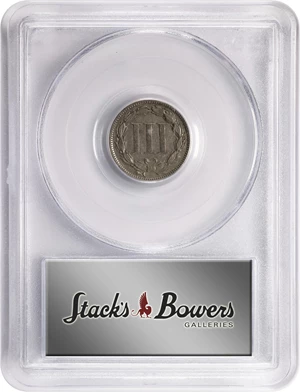 image for: 1884 Nickel Three-Cent Piece. EF-40 (PCGS). CAC.
